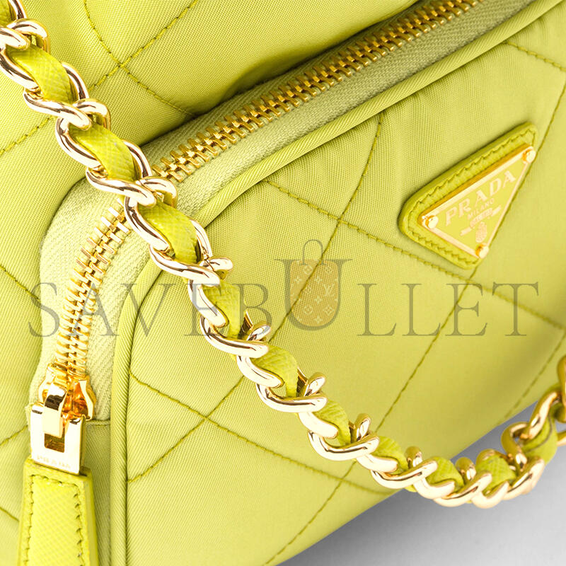 PRADA RE-EDITION 1995 CHAINE RE-NYLON SHOULDER BAG 1BH038 (22.5*17.5*12cm) 